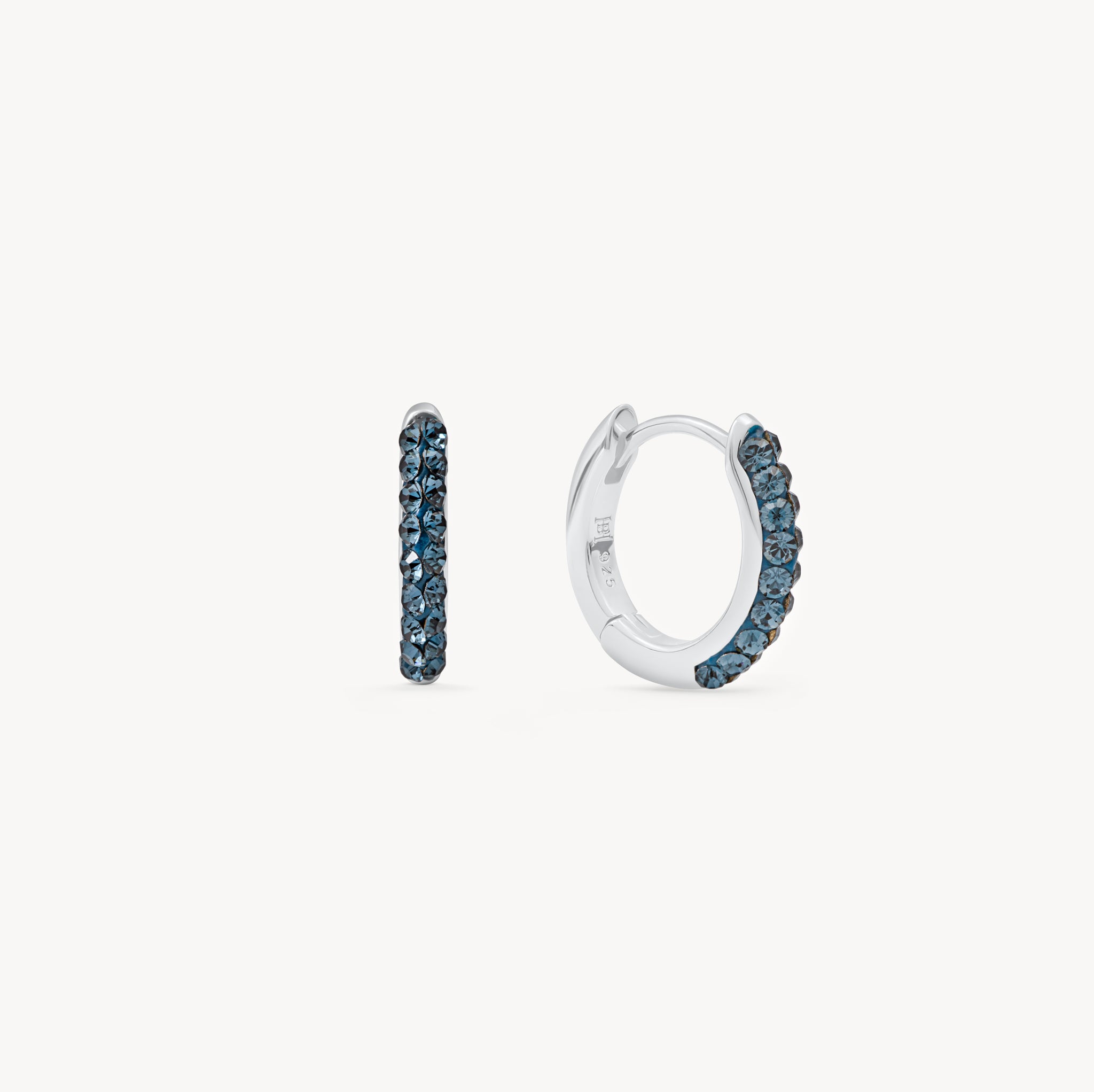 September Birthstone Sparkle Hoops