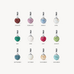 Silver Mini Birthstone Sparkle Charms