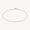 Silver Singapore Chain Anklet