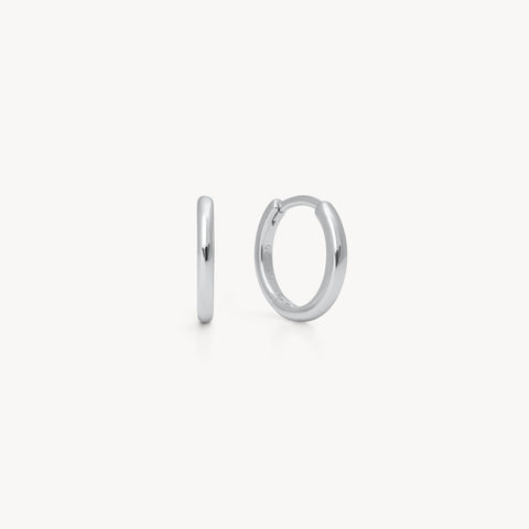 Silver Small Hoop Earrings