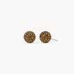 Small Espresso Sparkle Ball™ Stud Earrings