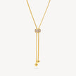 Sparkle Bolo Tie Necklace