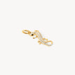 Lizard Charm laying flat
