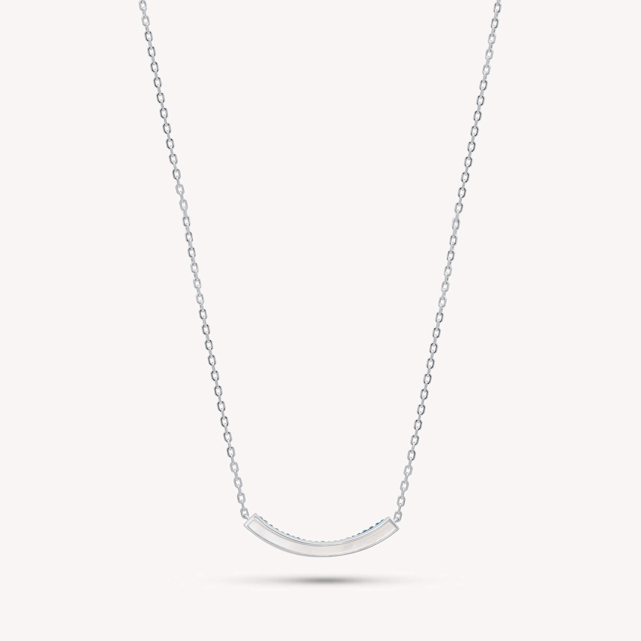 Astral Sparkle Bar Necklace back of necklace