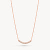 Sparkle Bar Necklace in Rose Gold