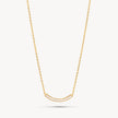 Sparkle Bar Necklace in Soft Gold