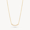 Sparkle Bar Necklace in Soft Gold