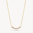 Sparkle Bar Necklace in Soft Gold