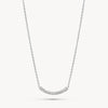 Sparkle Bar Necklace in White