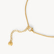 Sparkle Bezel Bolo Tie Necklace