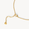 Sparkle Bezel Bolo Tie Necklace