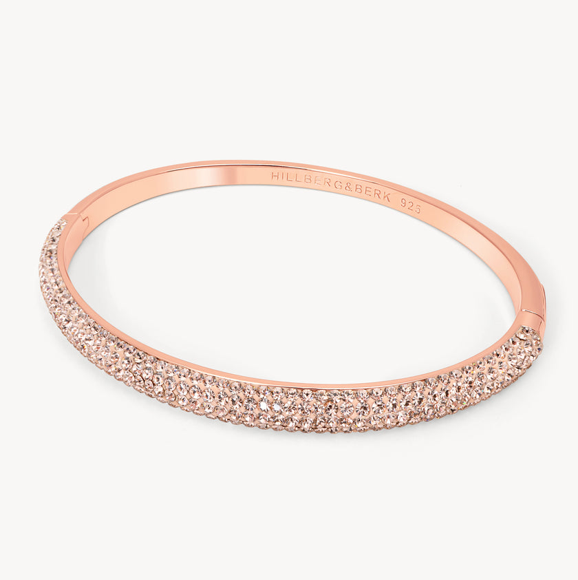 Sparkle Cuff Bracelet Rose Gold