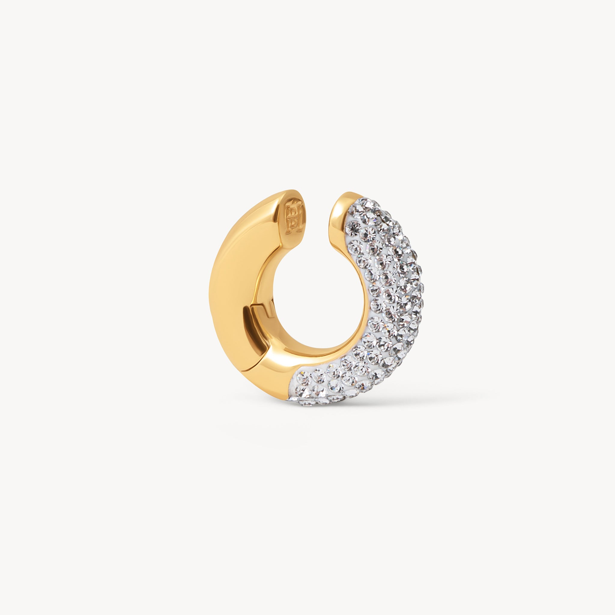 White Sparkle Ear Cuff