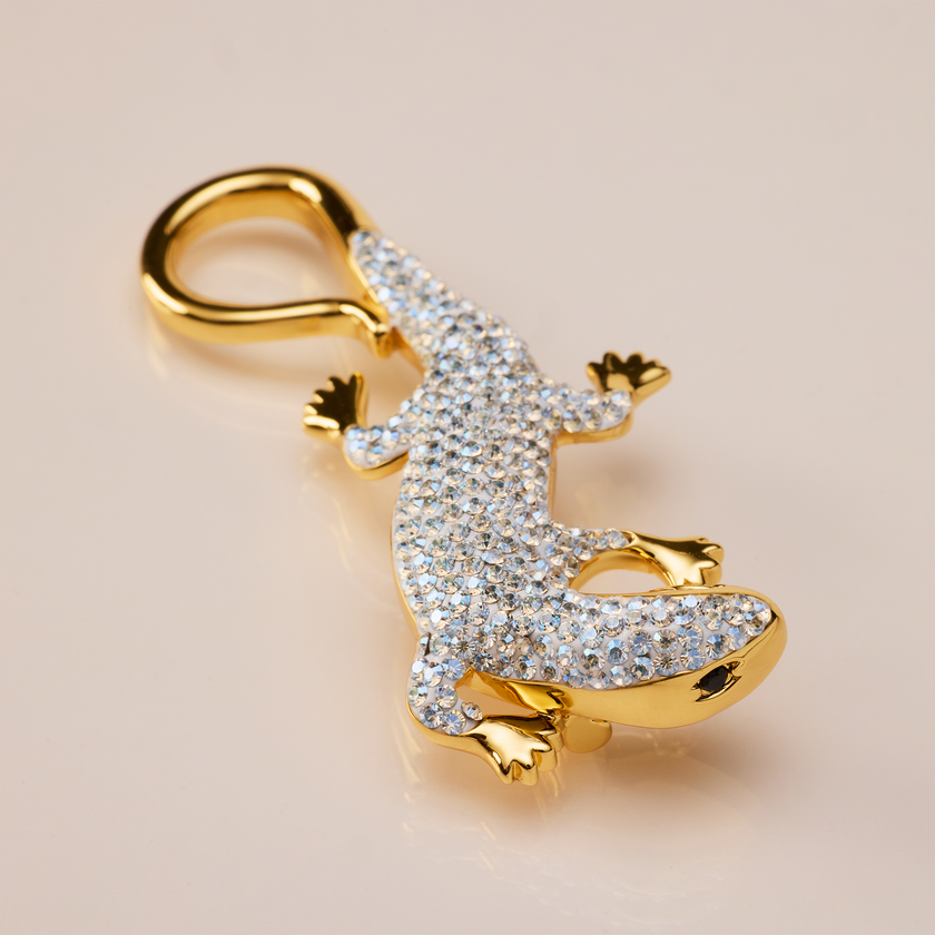 Sparkle Lizard Brooch