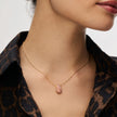 Desert Rose Sparkle Mini Drop Necklace