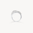 Sparkle Wave Ring upright