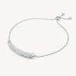 White Sparkle Bar Bracelet