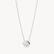 Sparkle Bezel Necklace White