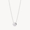 Sparkle Bezel Necklace White