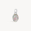 Abalone Sparkle Disc Charm