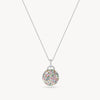 Abalone Sparkle Disc Necklace