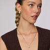 Rose Gold Sparkle Dream Drop Set on model