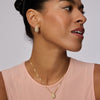 Soft Gold Sparkle Dream Drop Set on model