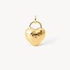 Champagne Sparkle Heart Charm