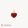 Team Canada Sparkle Heart Charm