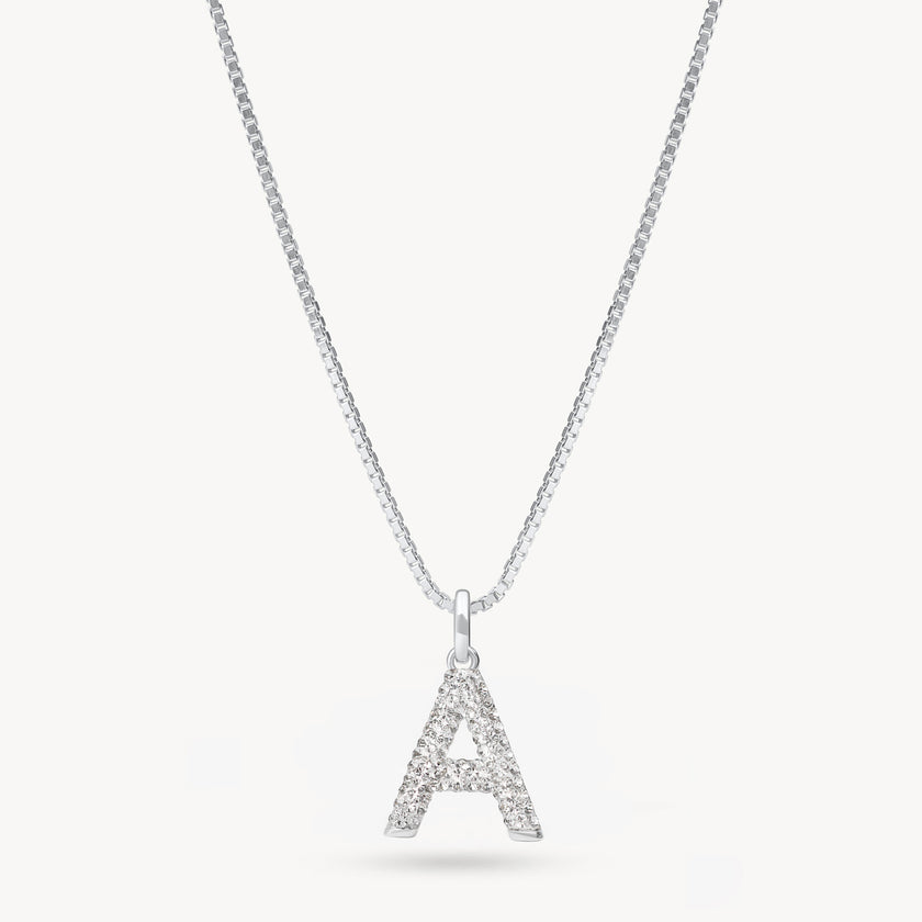 Sparkle Letter Necklace