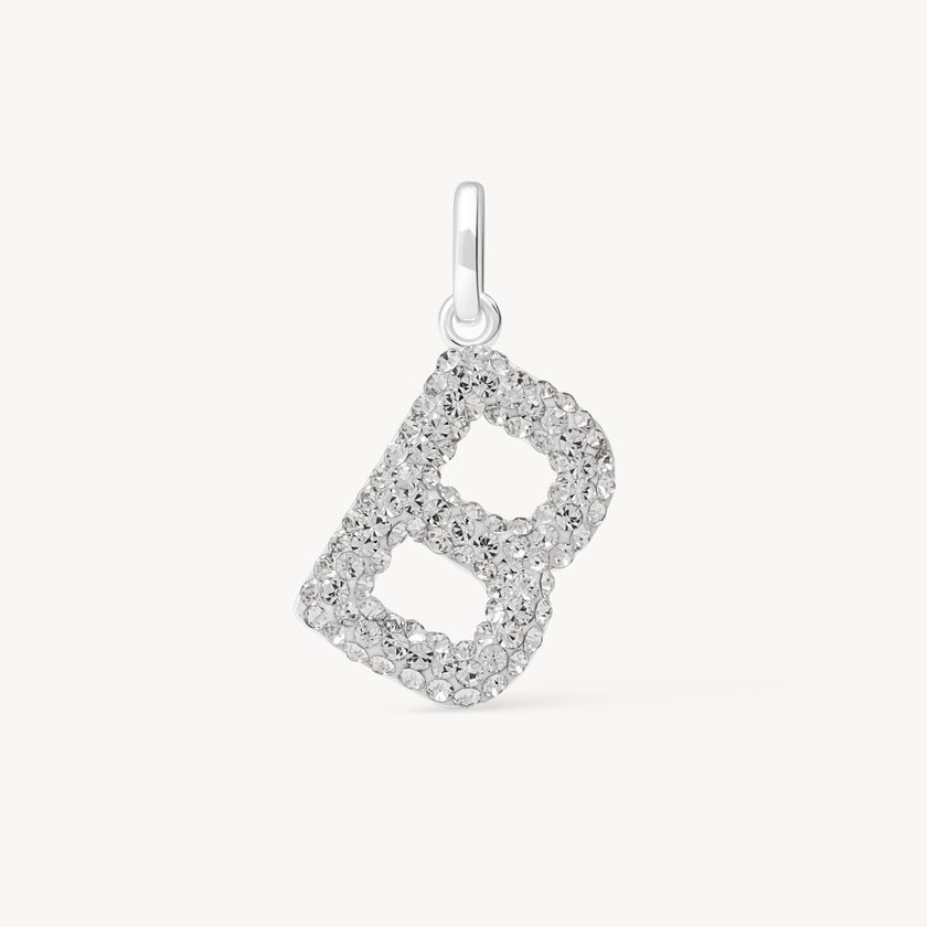 Sparkle Letter Charm