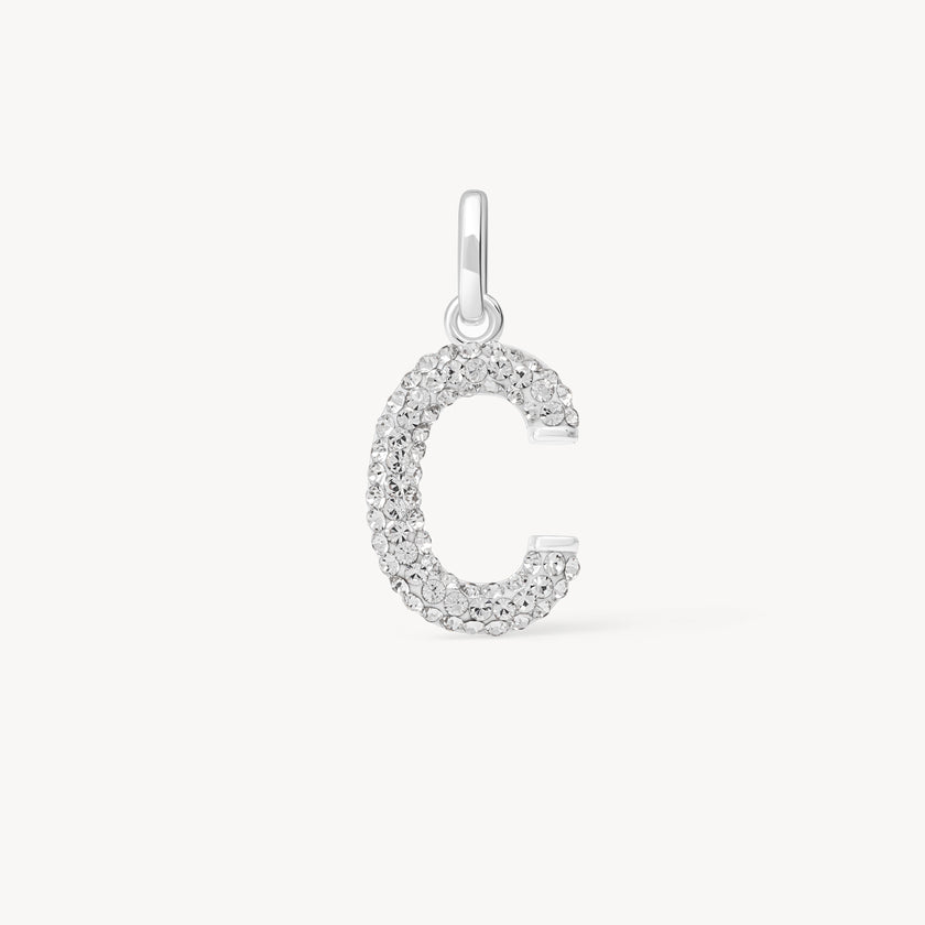 Sparkle Letter Charm