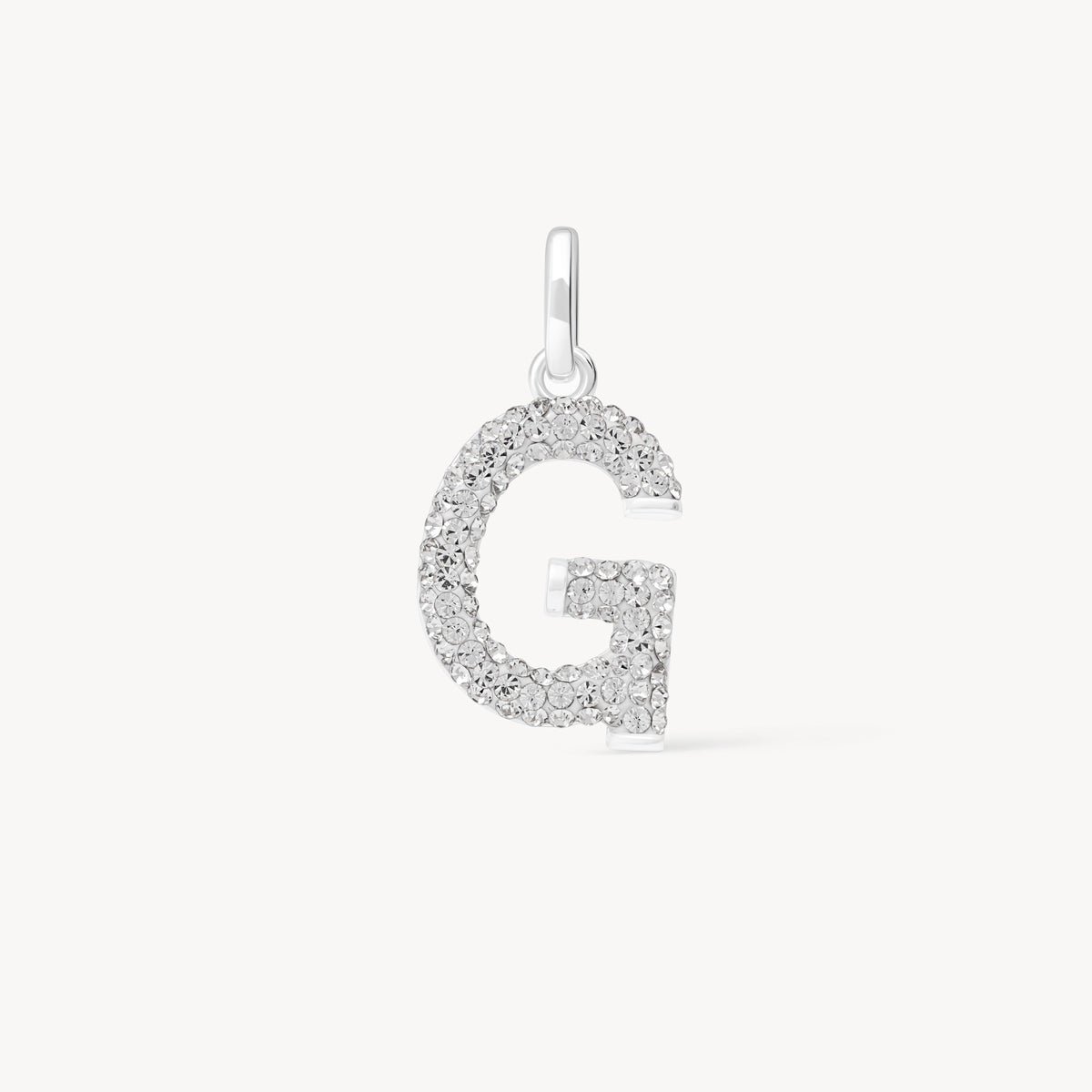 Sparkle Letter Charm