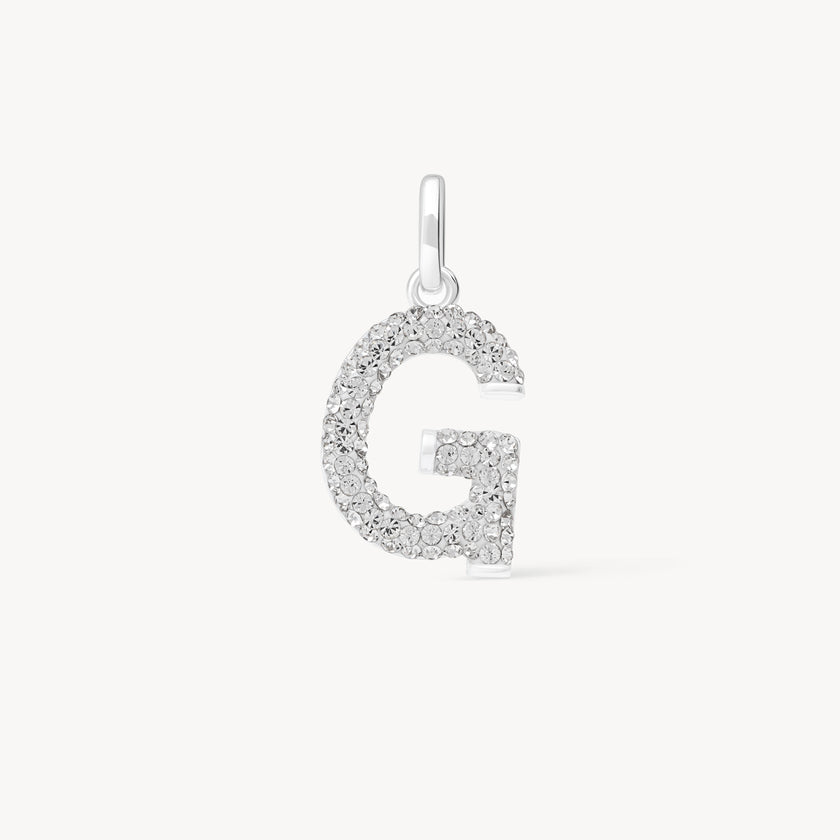Sparkle Letter Charm