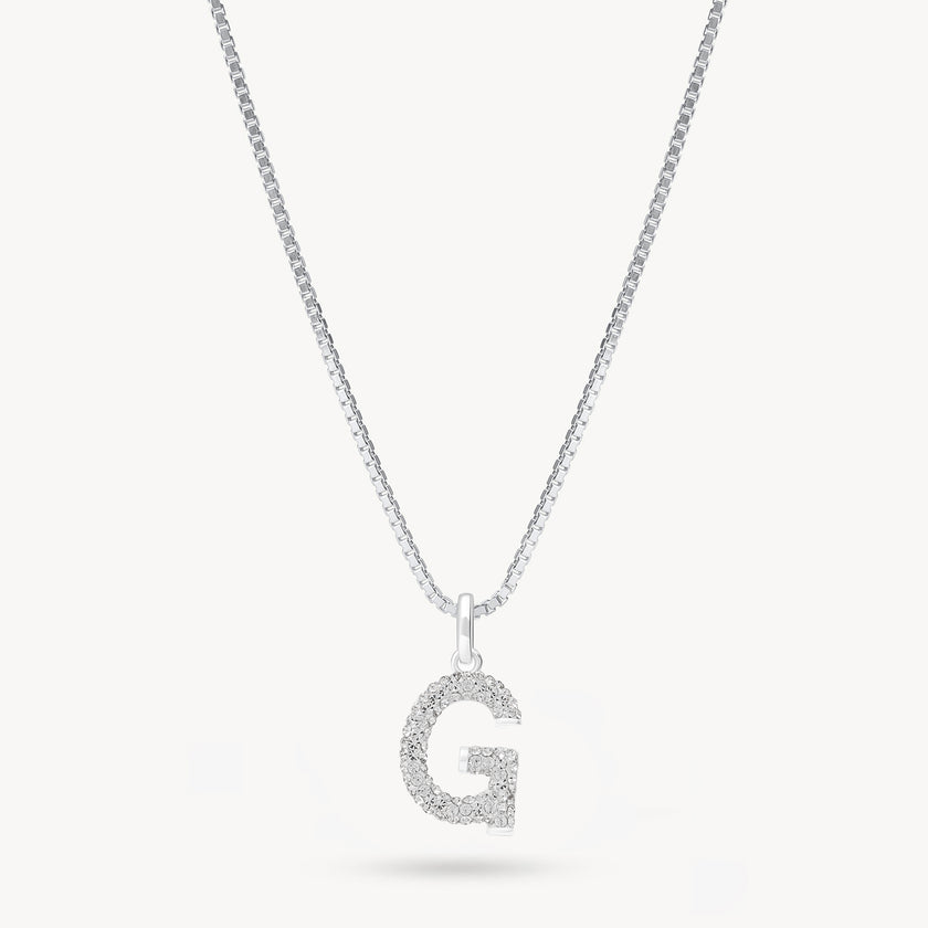 Sparkle Letter Necklace