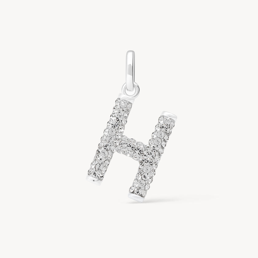 Sparkle Letter Charm
