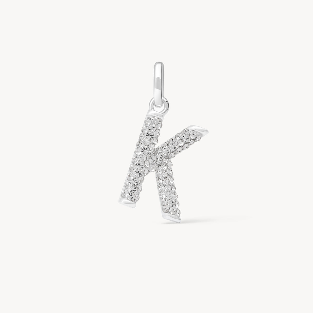 Sparkle Letter Charm