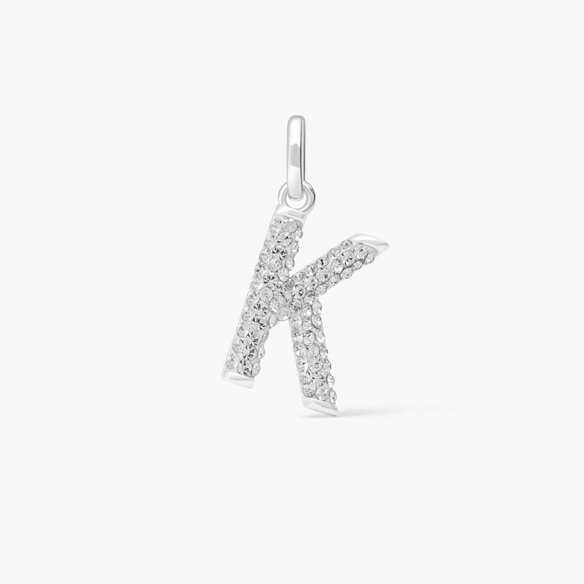 Sparkle Letter Charm