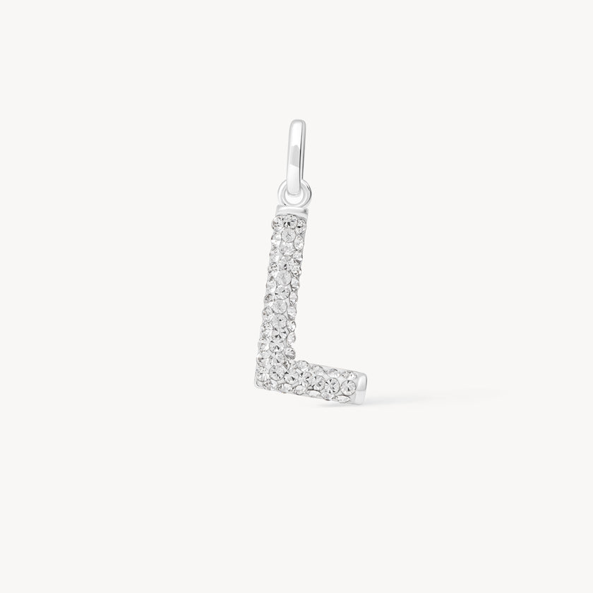 Sparkle Letter Charm