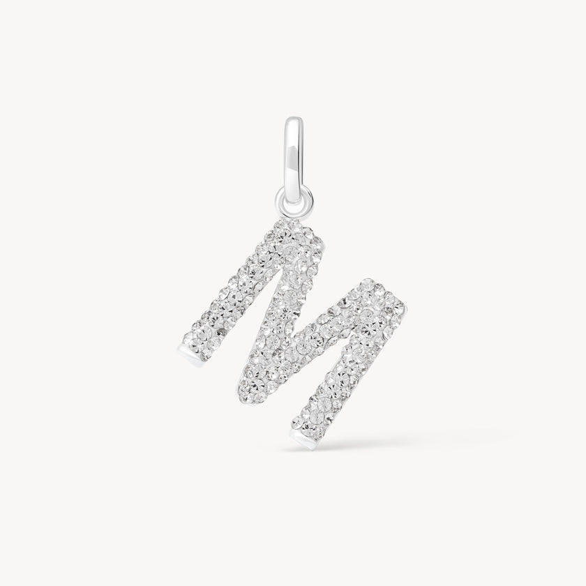 Sparkle Letter Charm