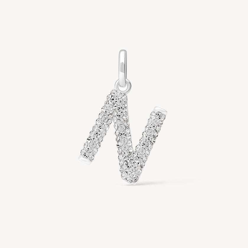 Sparkle Letter Charm