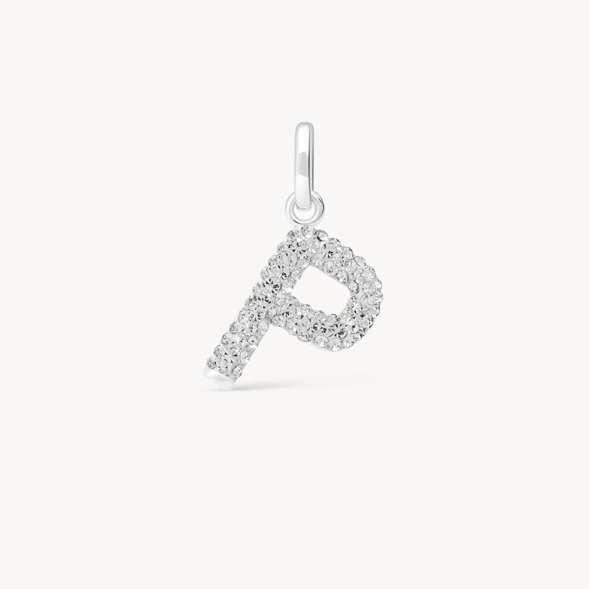 Sparkle Letter Charm
