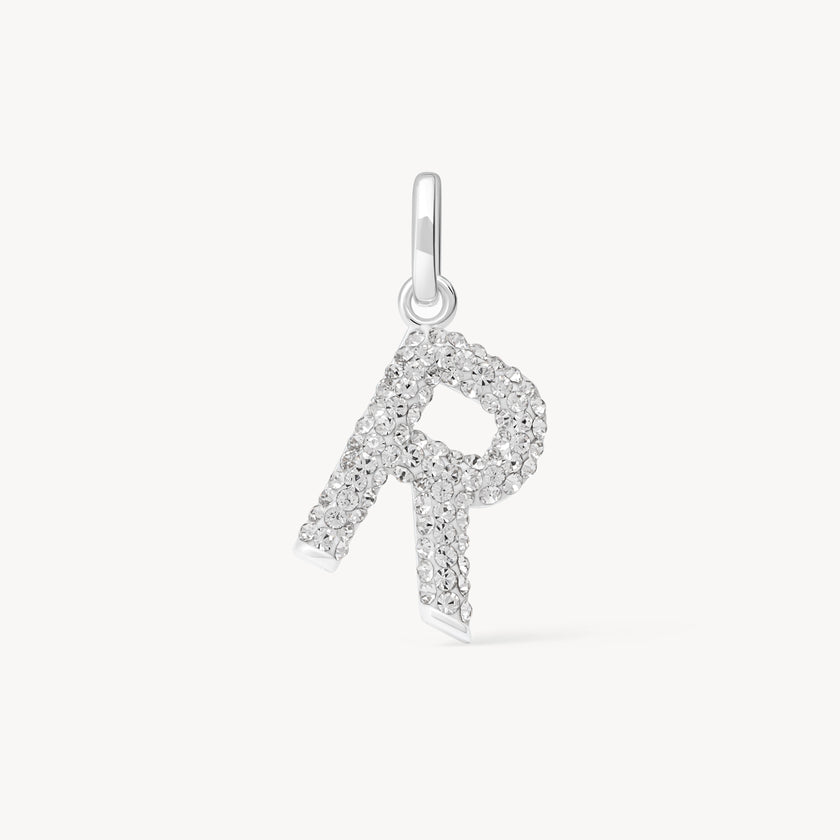 Sparkle Letter Charm