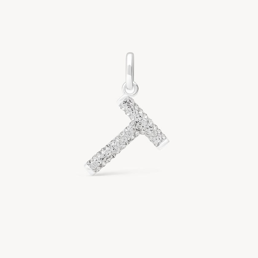 Sparkle Letter Charm