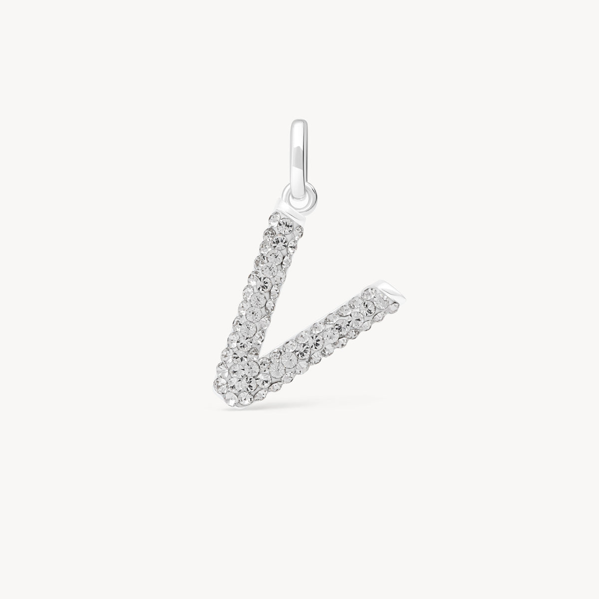 Sparkle Letter Charm