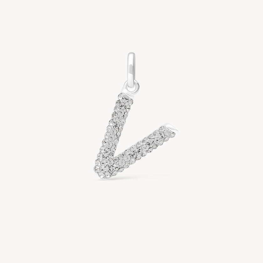 Sparkle Letter Charm