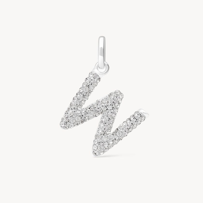 Sparkle Letter Charm