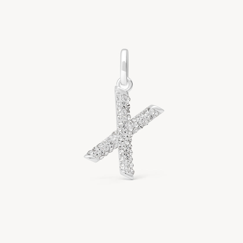 Sparkle Letter Charm