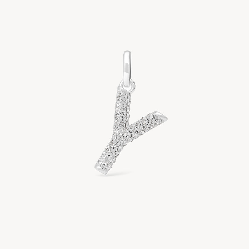 Sparkle Letter Charm