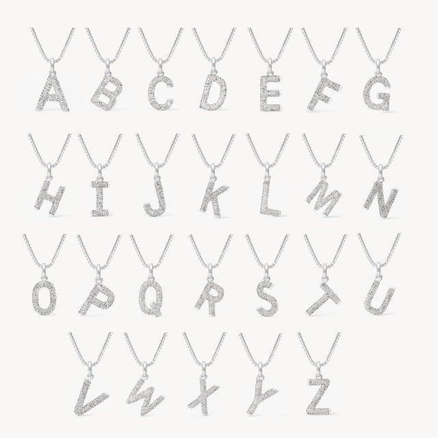 Sparkle Letter Necklace